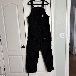 Carhartt Black Men's Yukon Extreme Insulated Bib Overalls